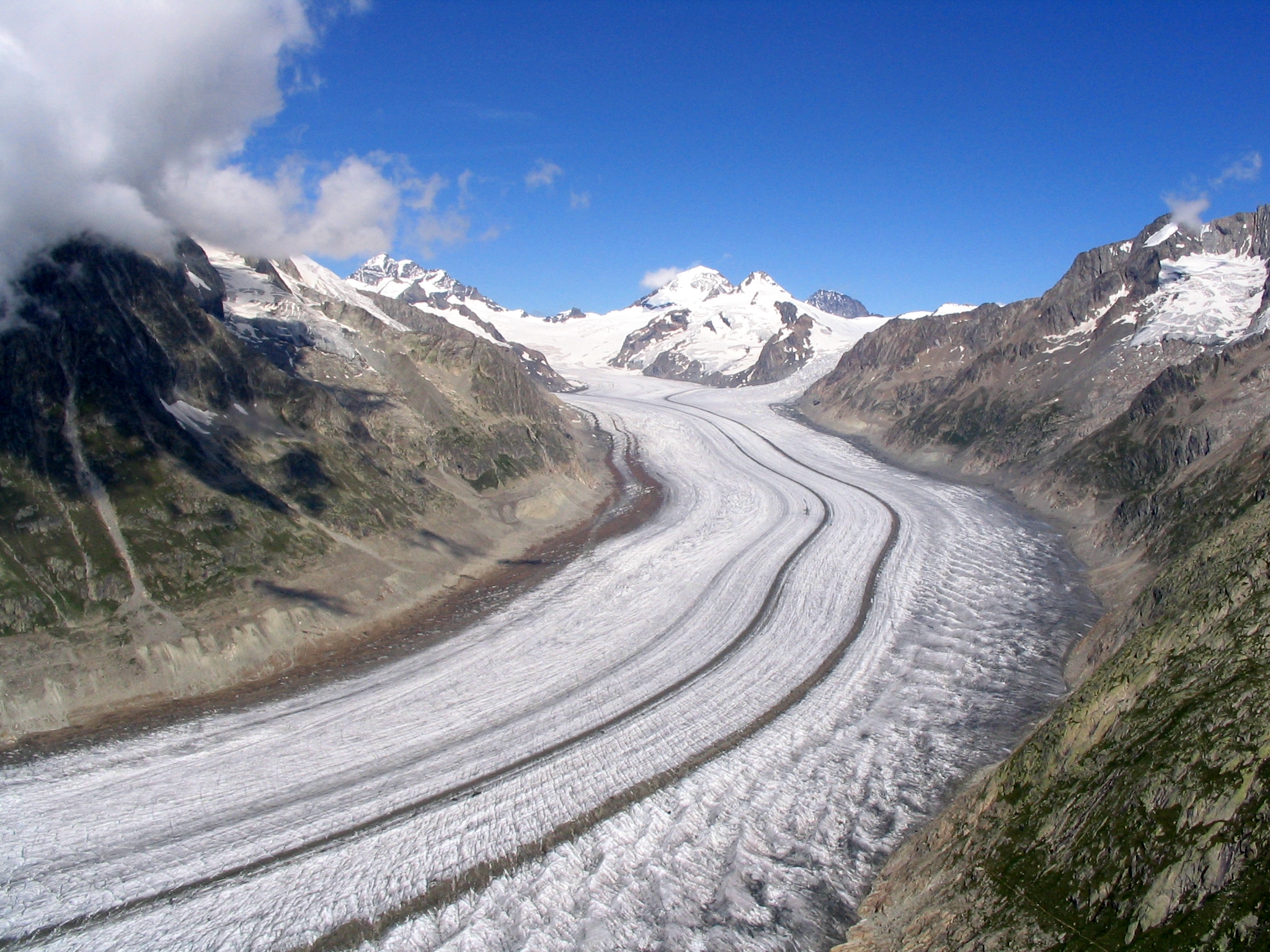 Der Aletschgletscher